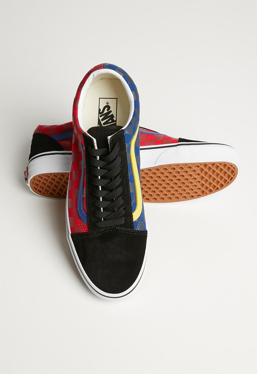 Vans - Ua old skool - (otw rally) checker/multi/black