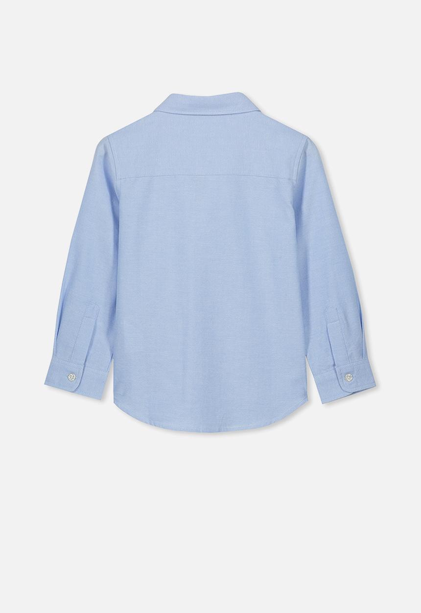Cotton On - Prep long sleeve shirt - blue