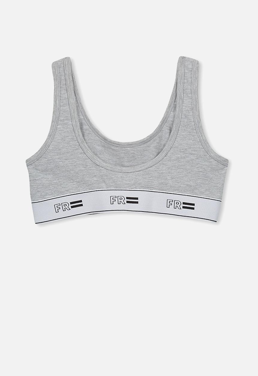 Cotton On - Girls crop top - grey