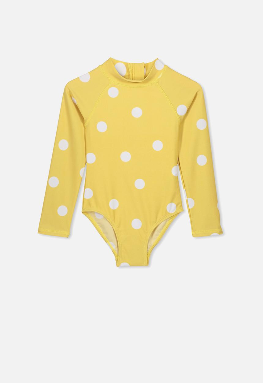 Cotton On - Lydia one piece - yellow & white 