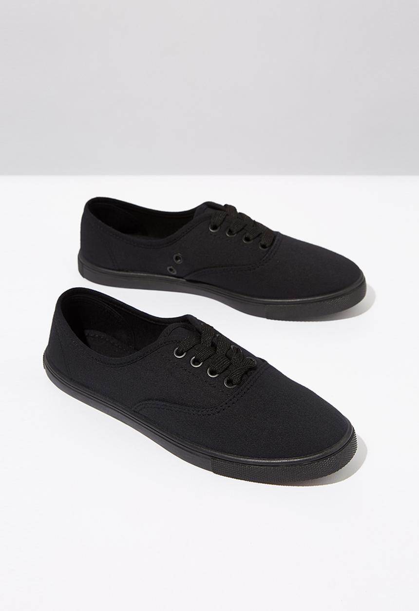 Cotton On - Juno plimsoll - black