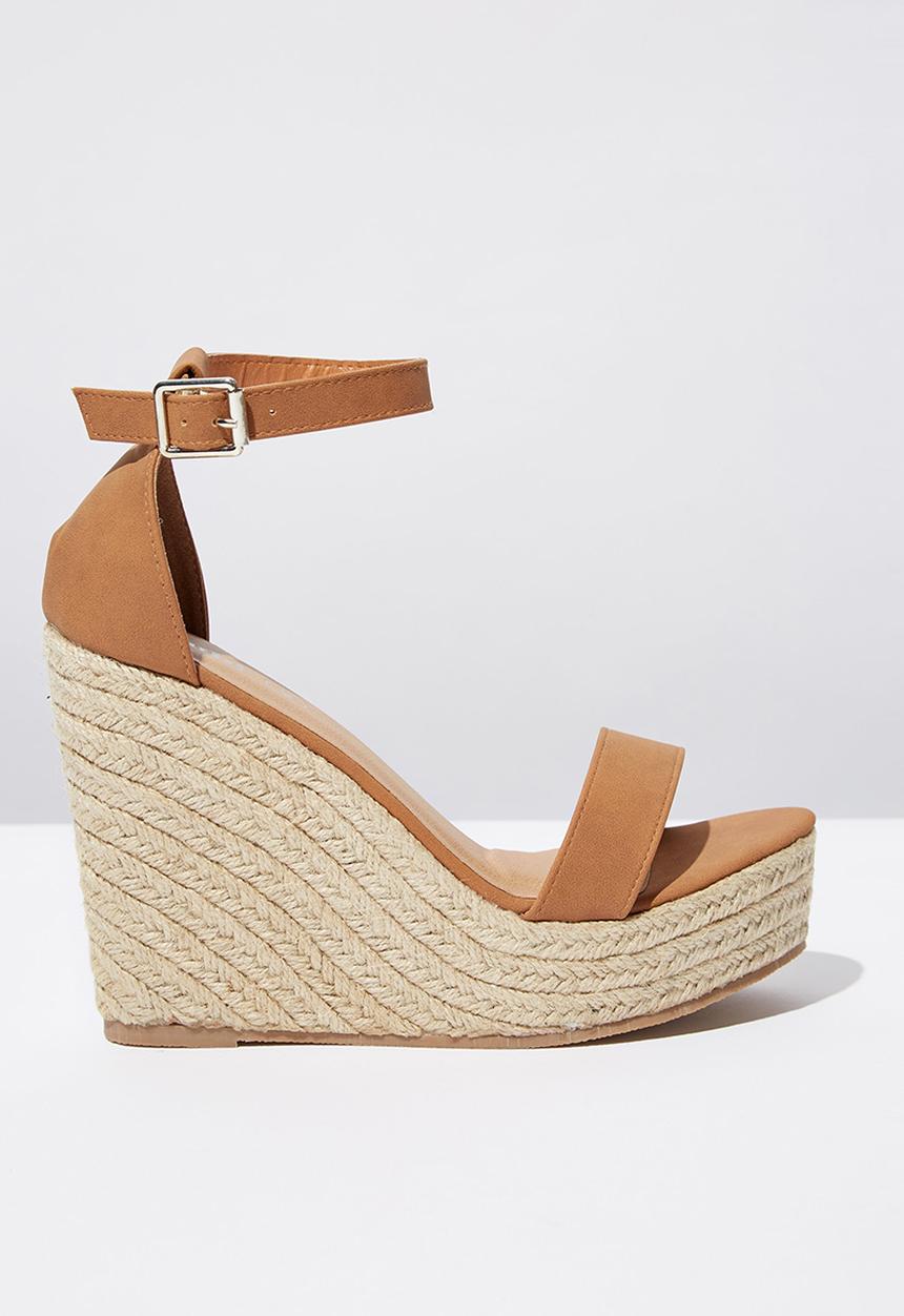 Cotton On - Amethyst espadrille wedge - tan