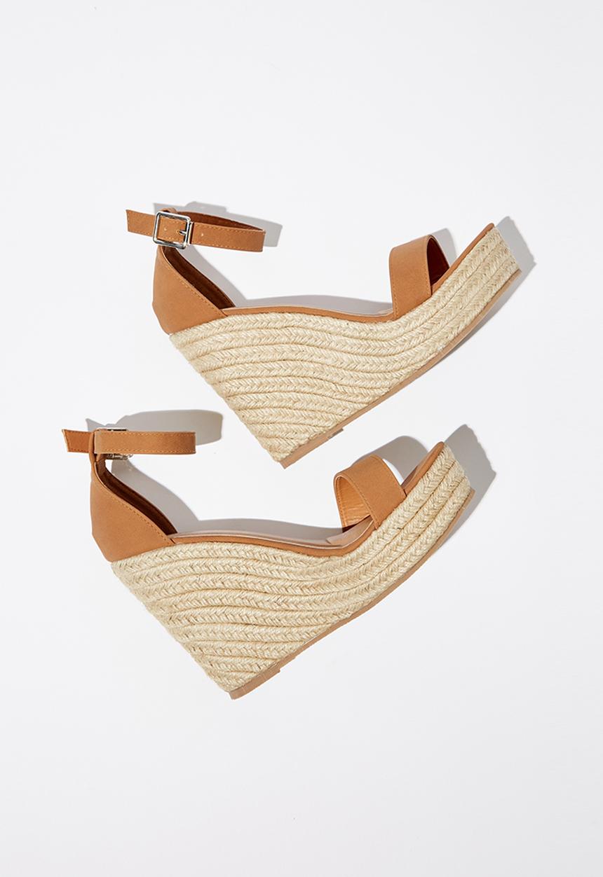 Cotton On - Amethyst espadrille wedge - tan