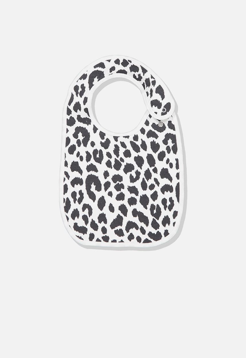 Cotton On - The baby bib - white & black 