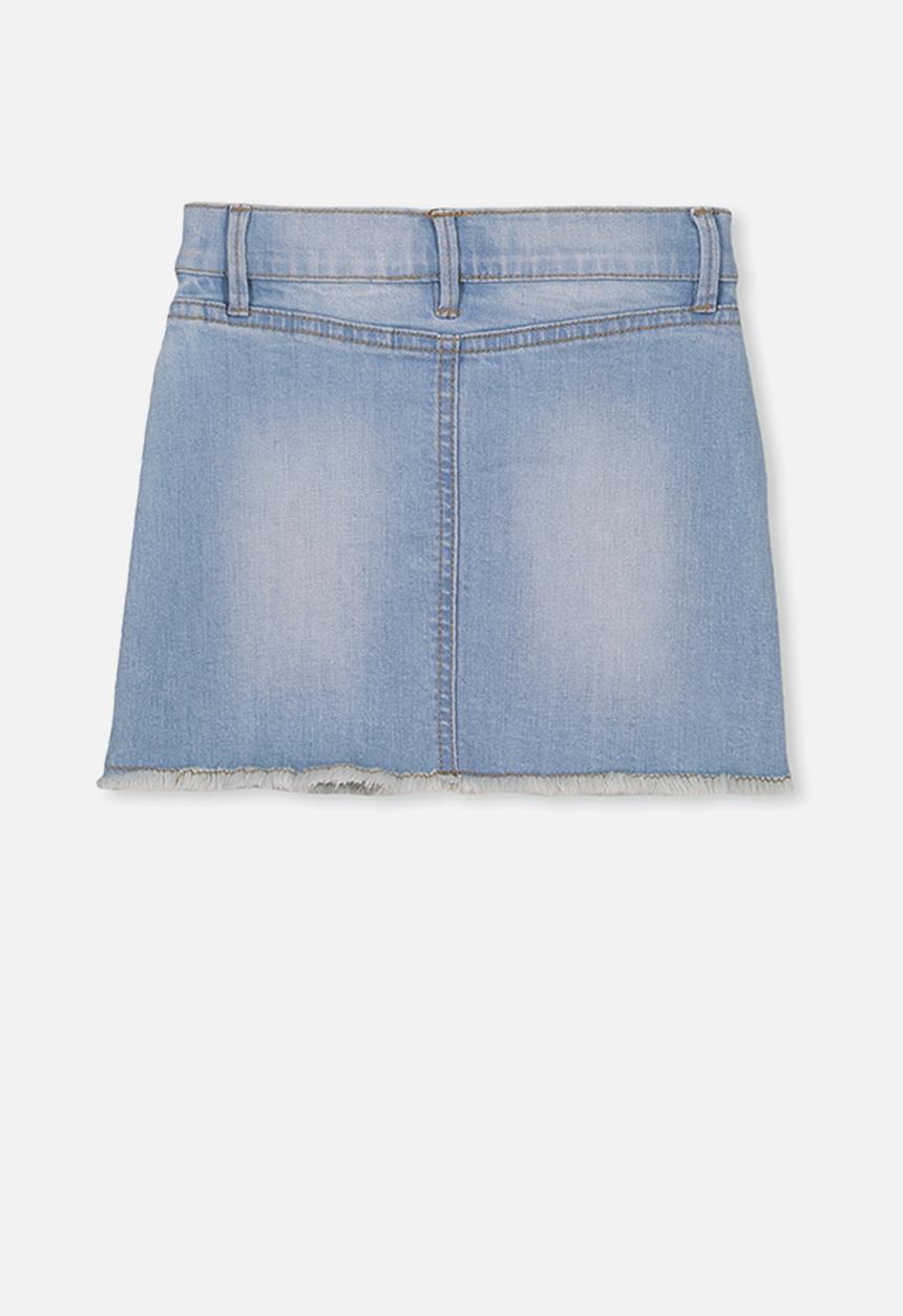 Cotton On - Finn denim skirt - blue