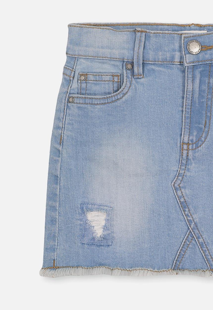 Cotton On - Finn denim skirt - blue