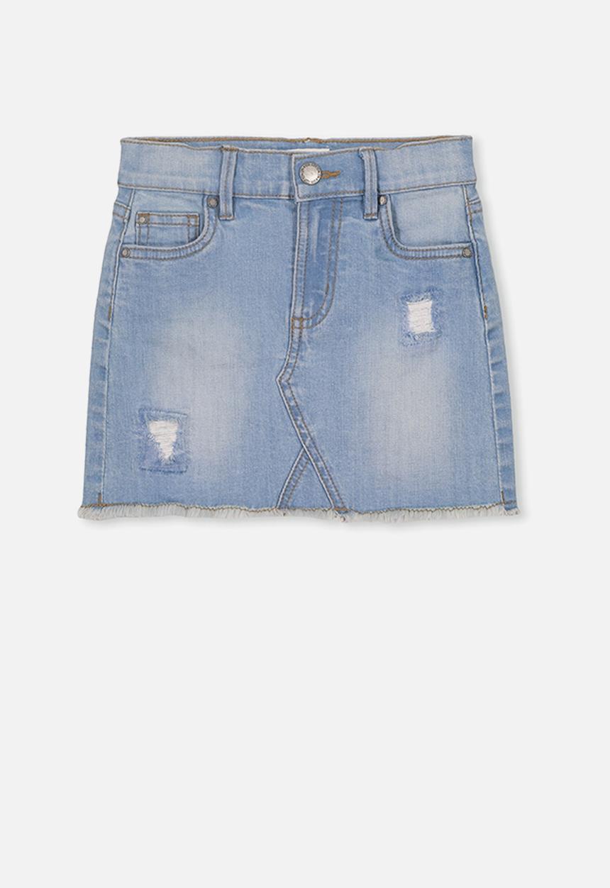 Cotton On - Finn denim skirt - blue