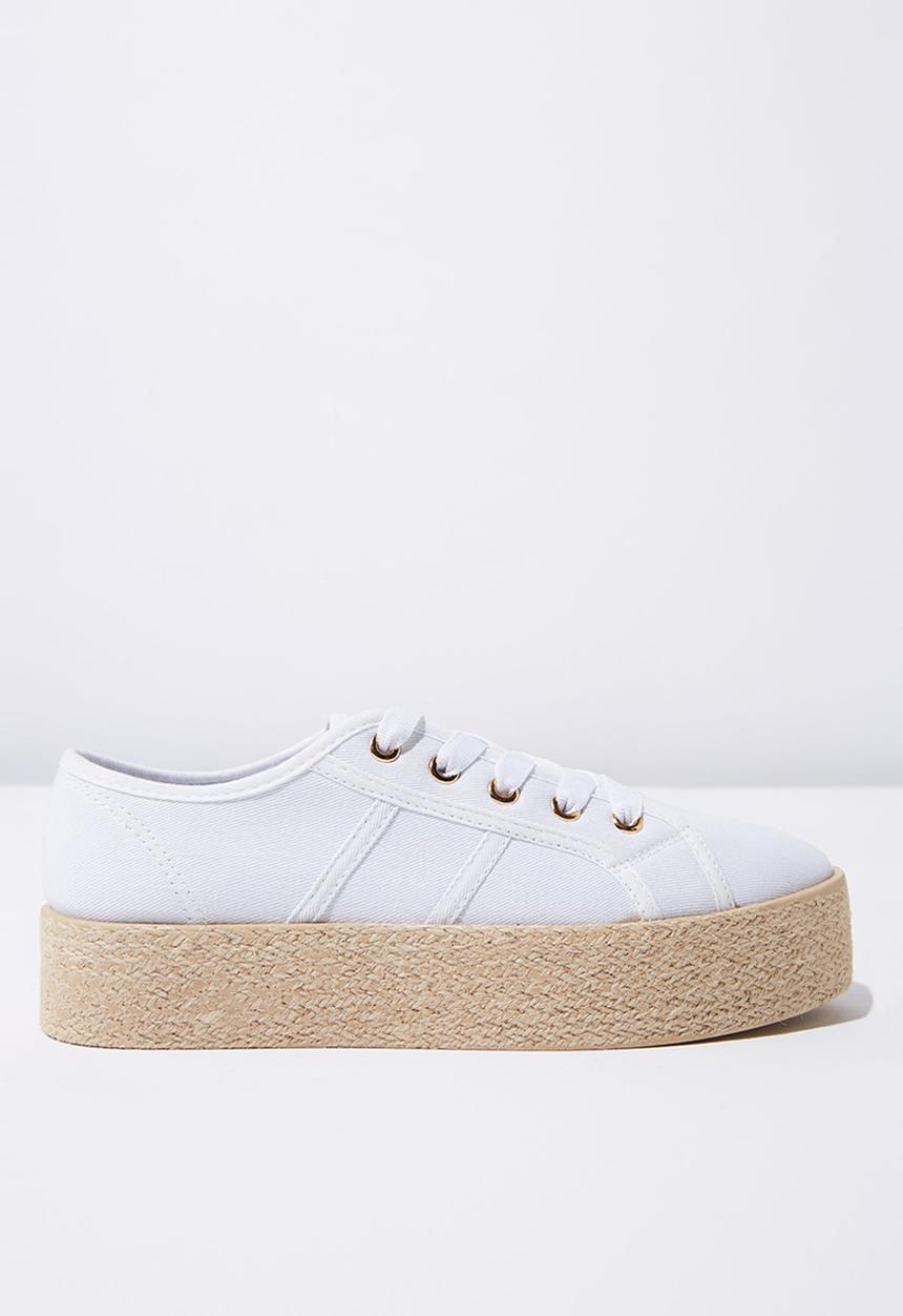 Cotton On - Espadrille sneaker - white