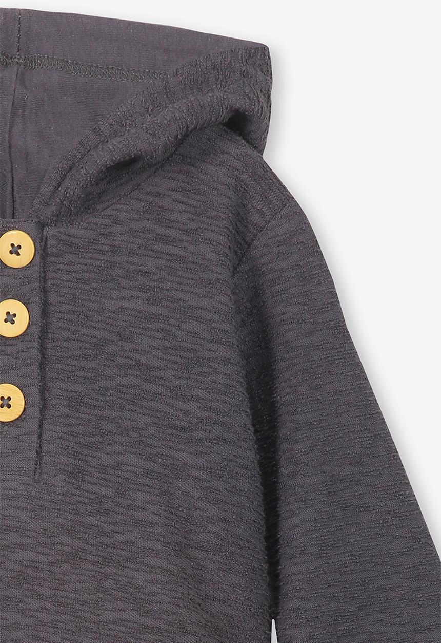 Cotton On - Blair hooded fleece top - grey