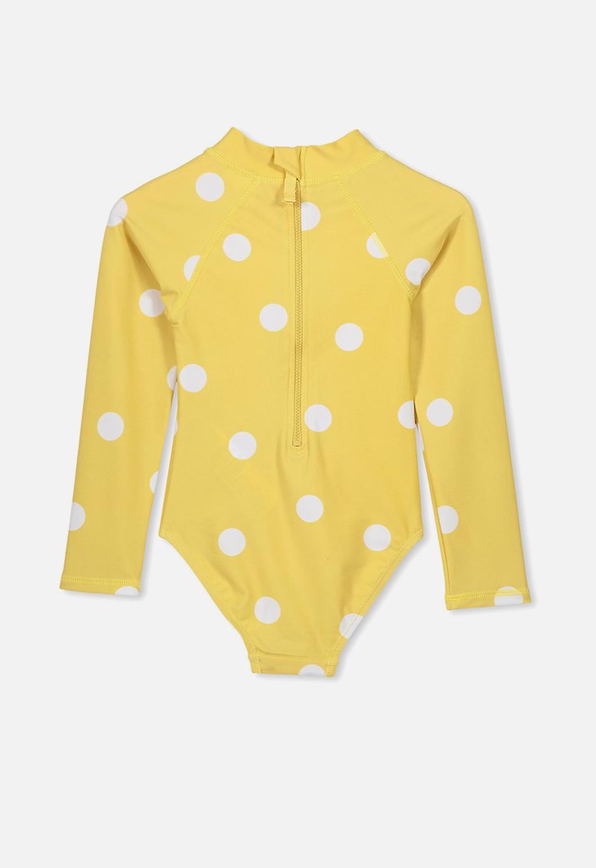 Cotton On - Lydia one piece - yellow & white 