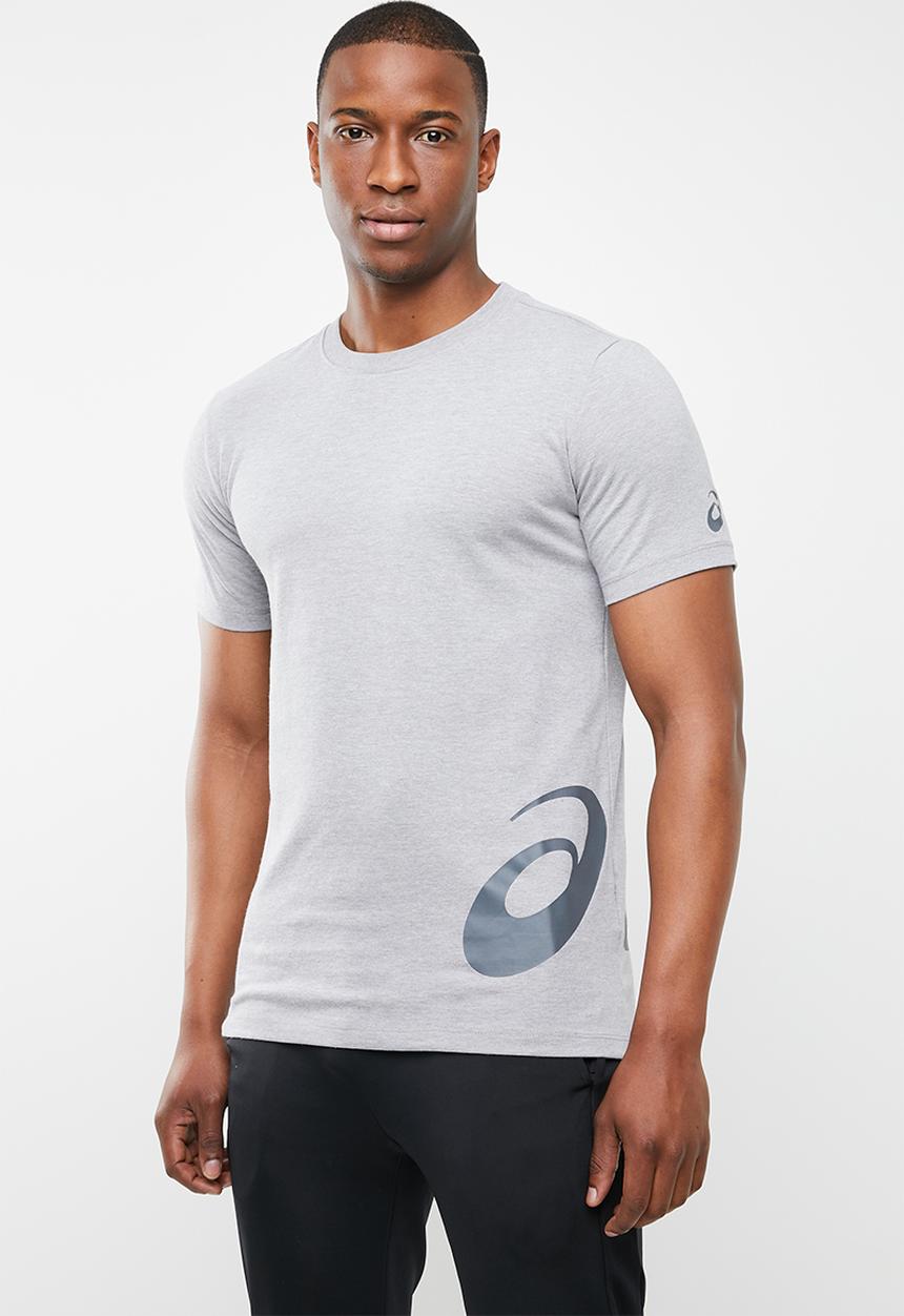 ASICS - Asics low big logo tee - grey