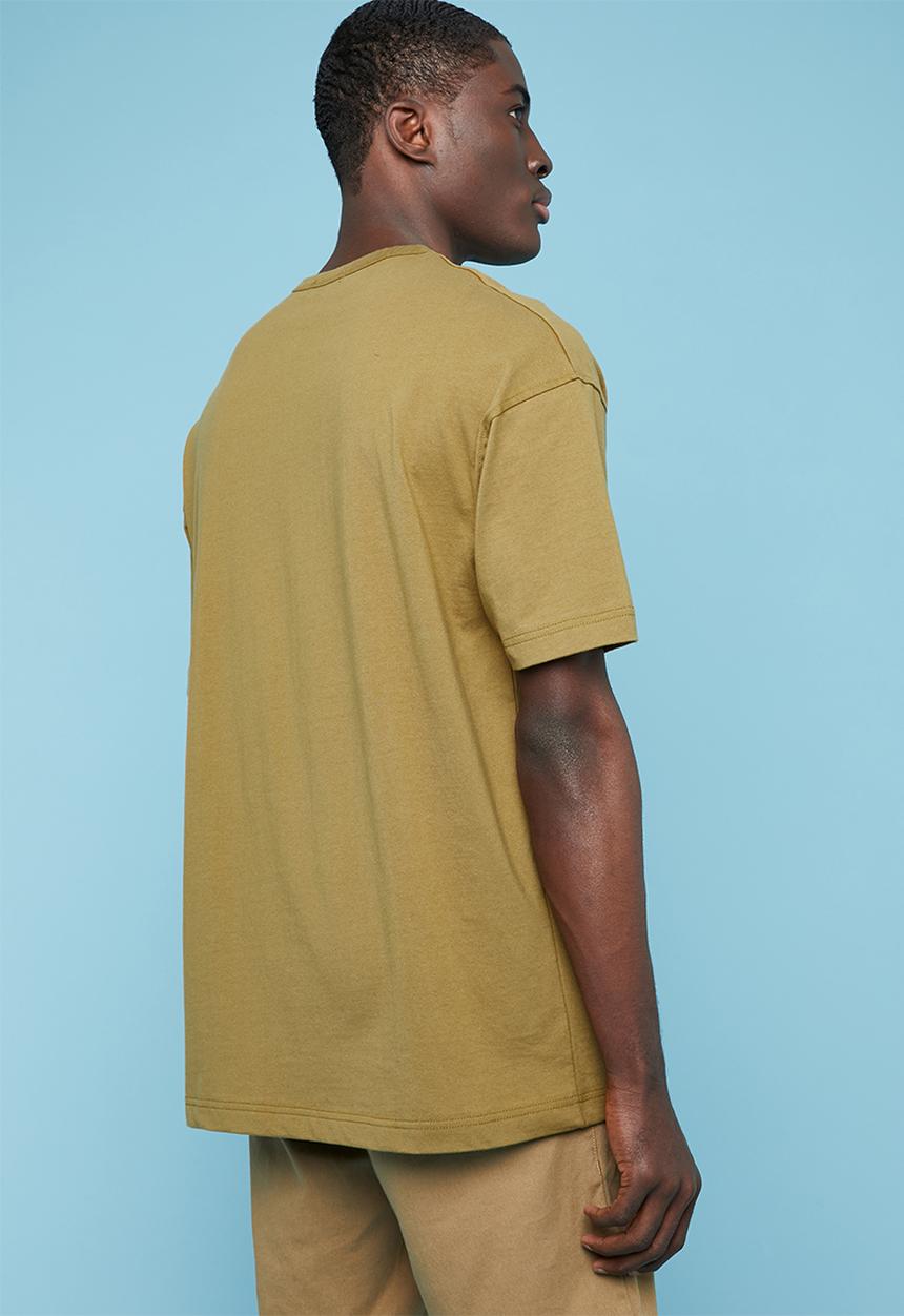 Superbalist - Utility pocket loose fit tee - khaki
