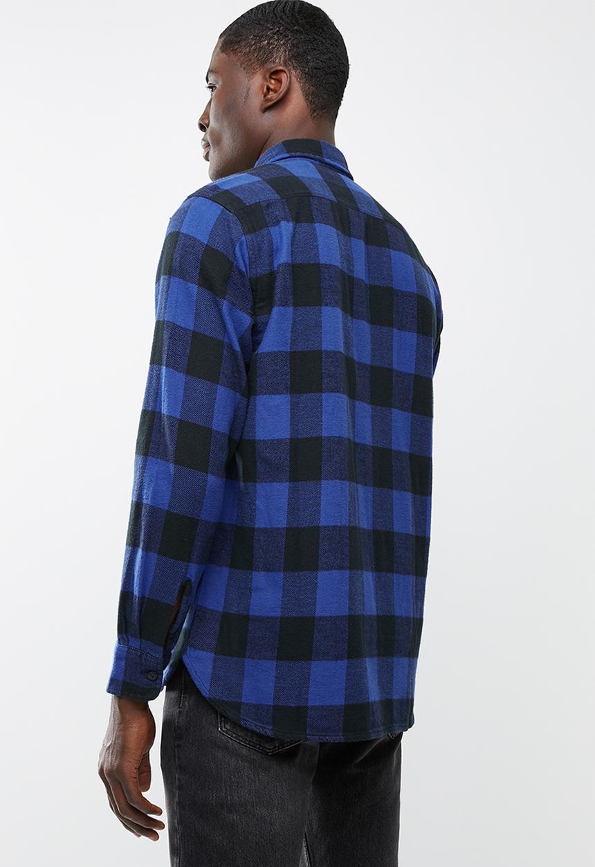 Levi’s® - Classic worker shirt - black & blue