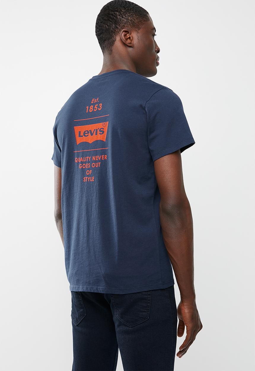Levi’s® - Graphic set in neck 2 tee - blue
