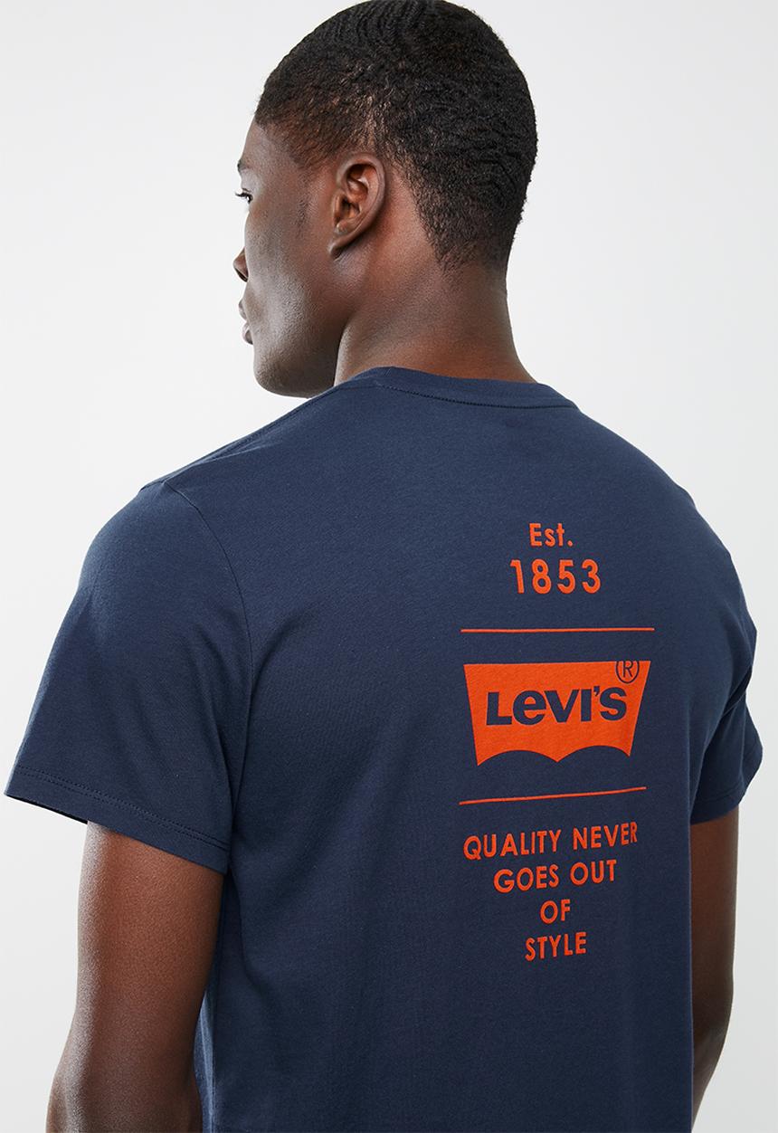 Levi’s® - Graphic set in neck 2 tee - blue