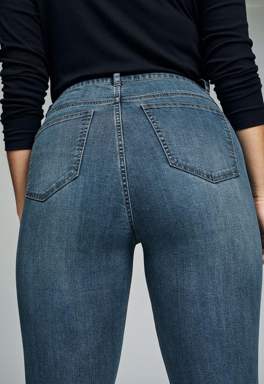 Cotton On - Curve adriana high skinny jean - blue