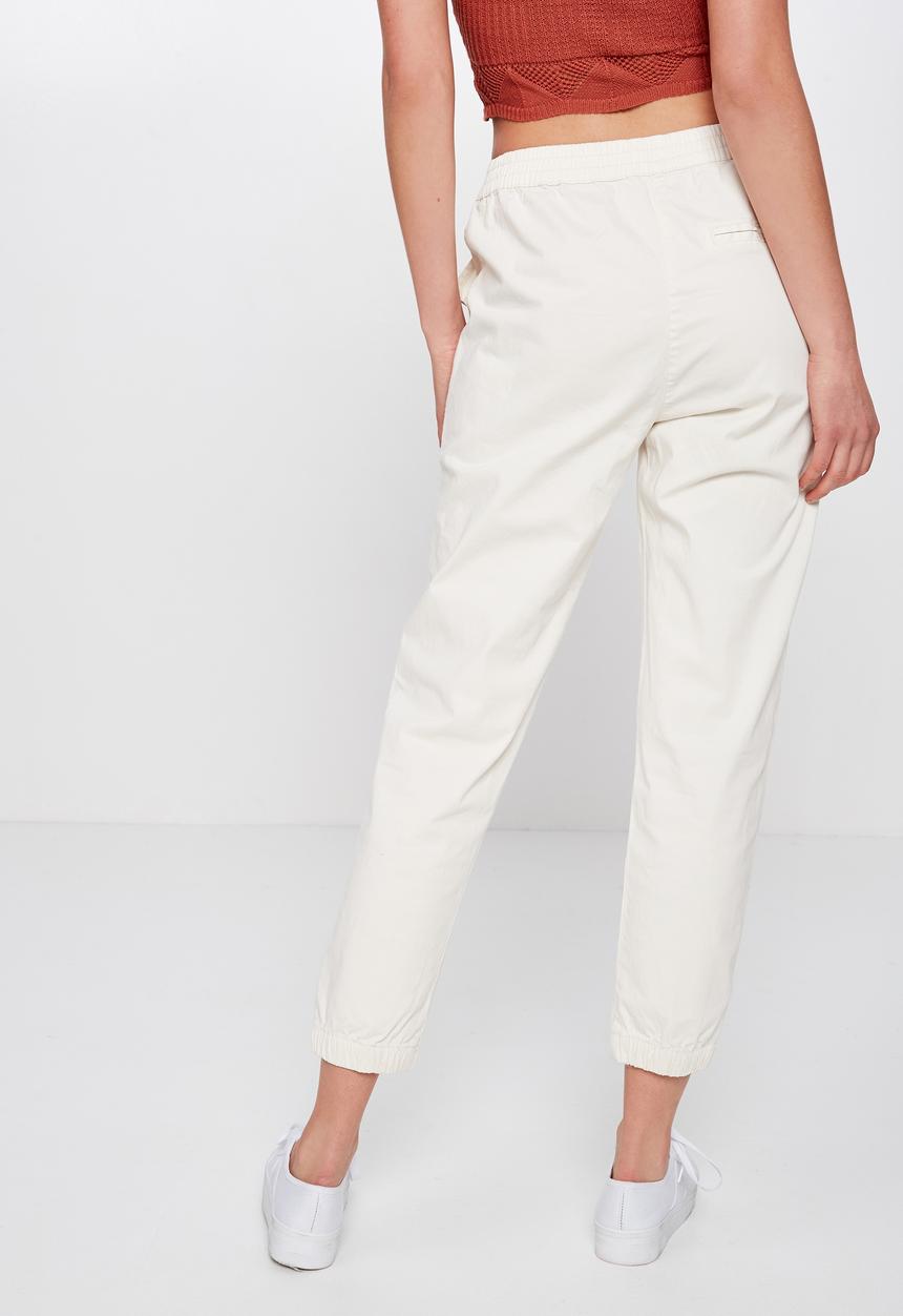 Cotton On - Cuffed chino - off white 