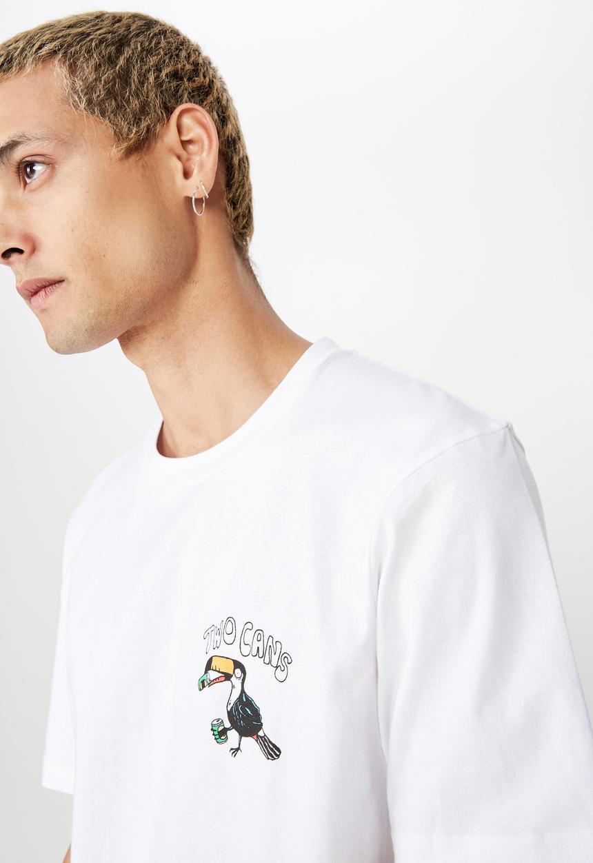 Cotton On - Two cans T-shirts - white