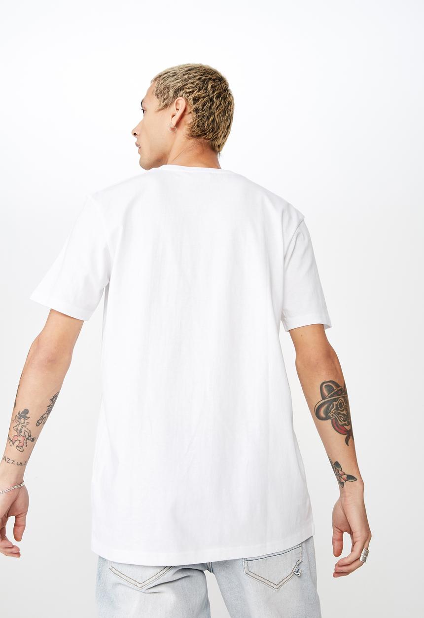 Cotton On - Weekday studio flipped T-shirt - white