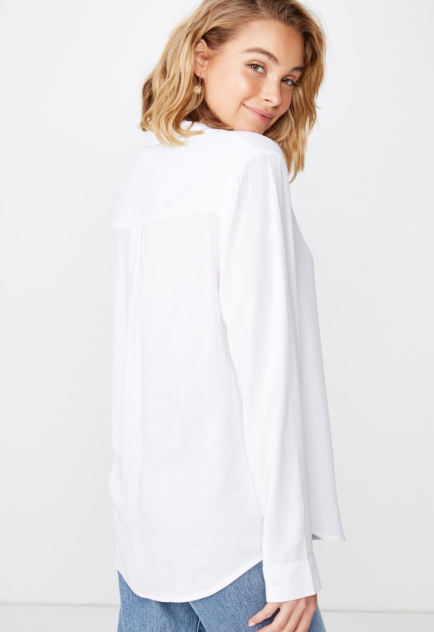Cotton On - Rachel everyday shirt - white