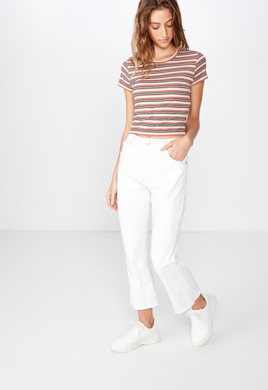 Cotton On - The baby tee nic stripe - multi