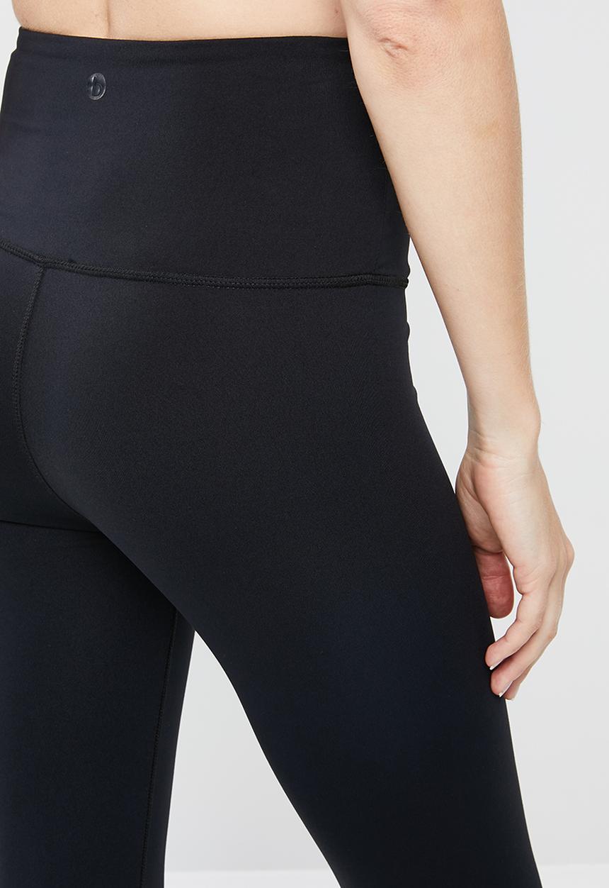 Cotton On - Active high waist core 7/8 tight  - black