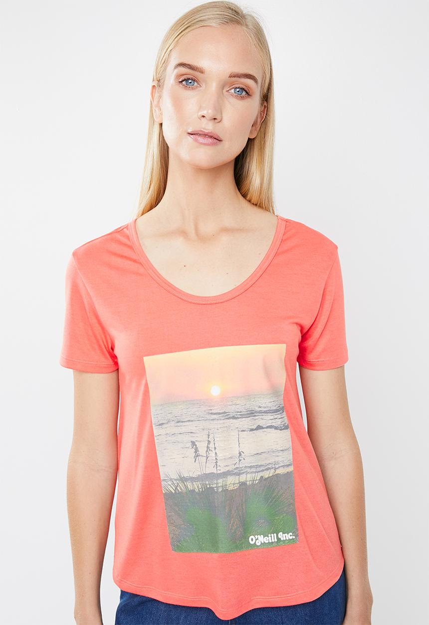 O'Neill - Paradise tee - coral