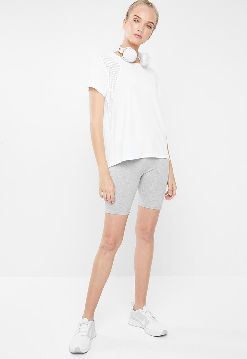 Nike - Nike short sleeve running top - white