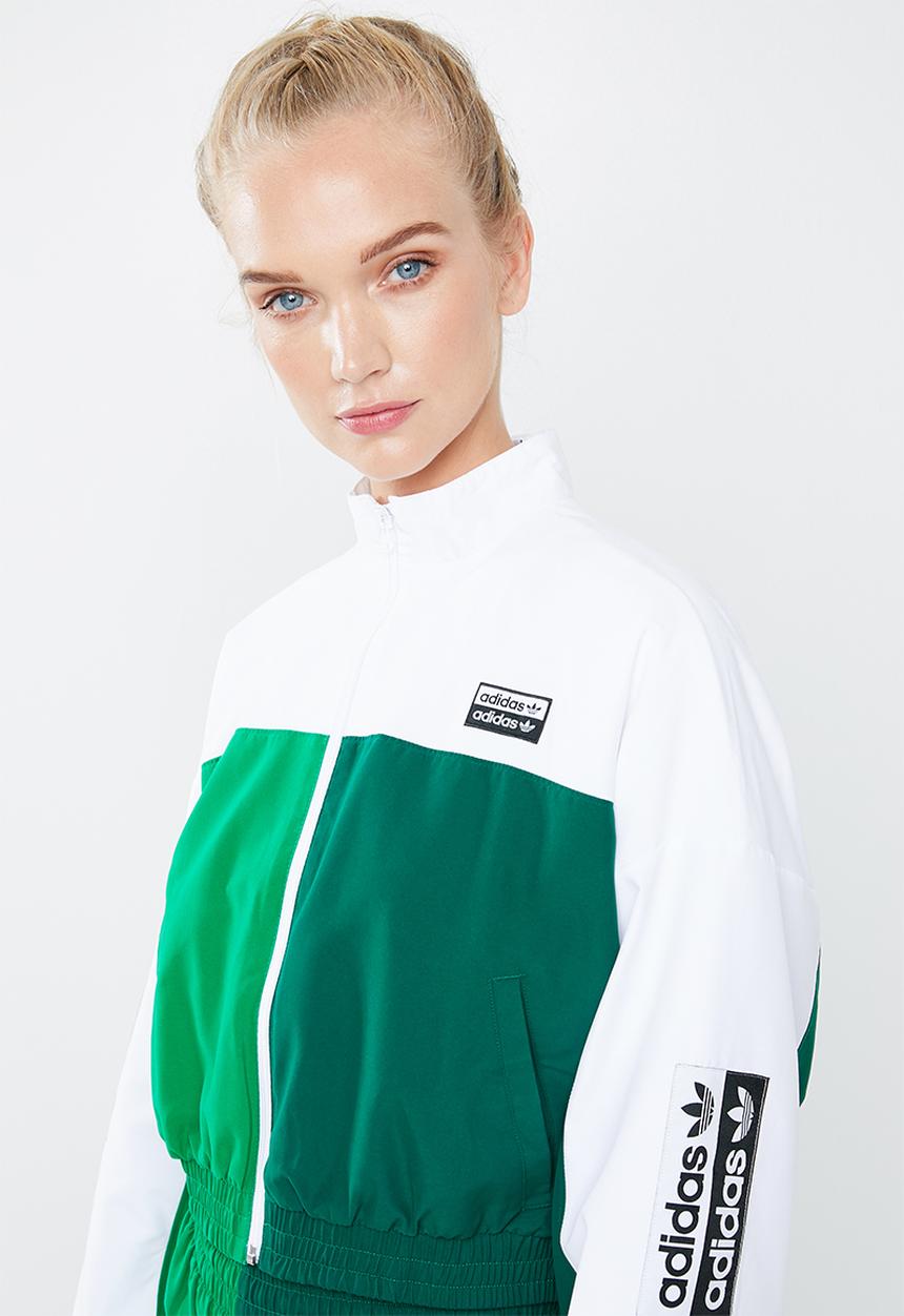 adidas Originals - Generalist track top - green & white