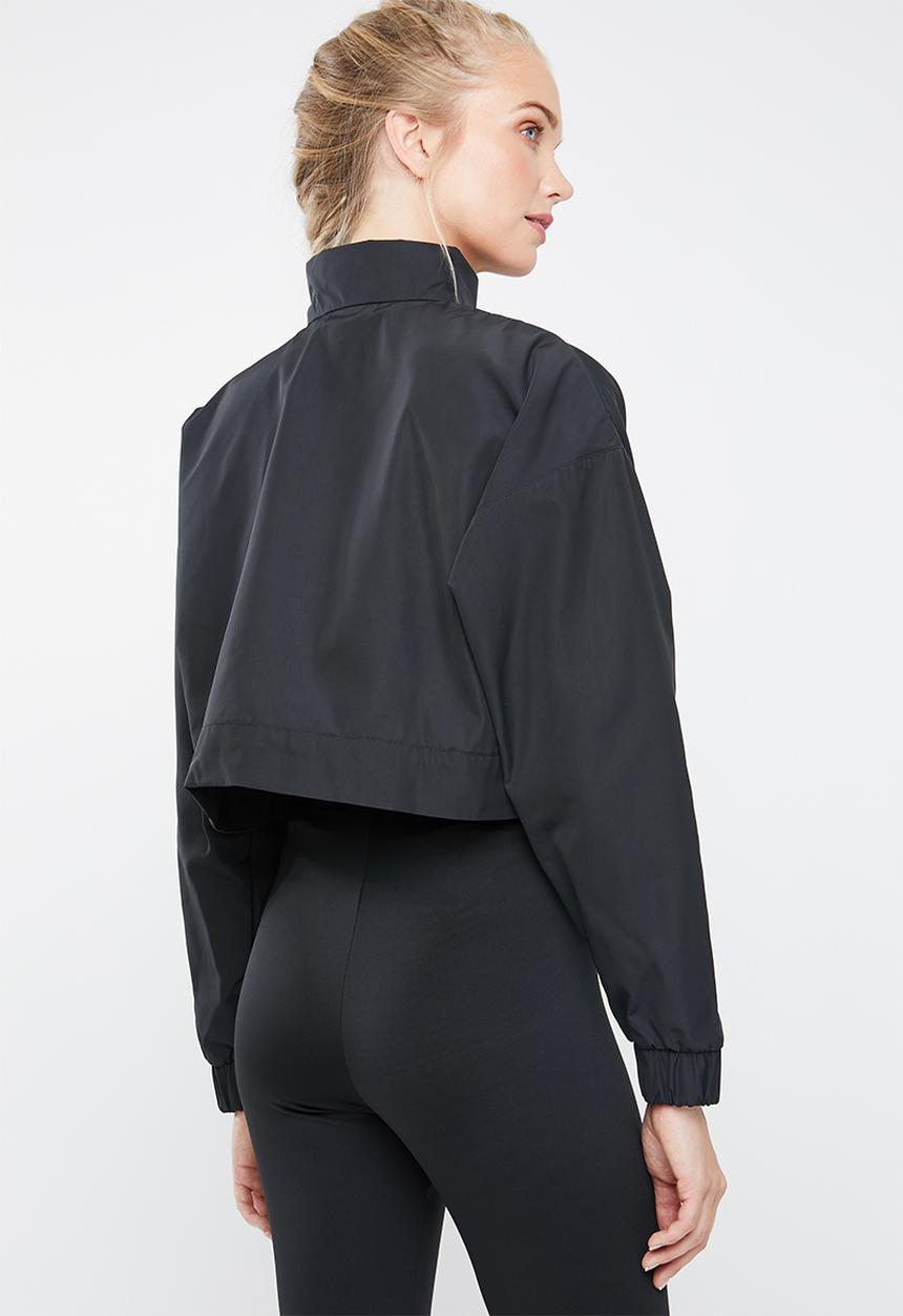 adidas Originals - Cropped tracktop - black