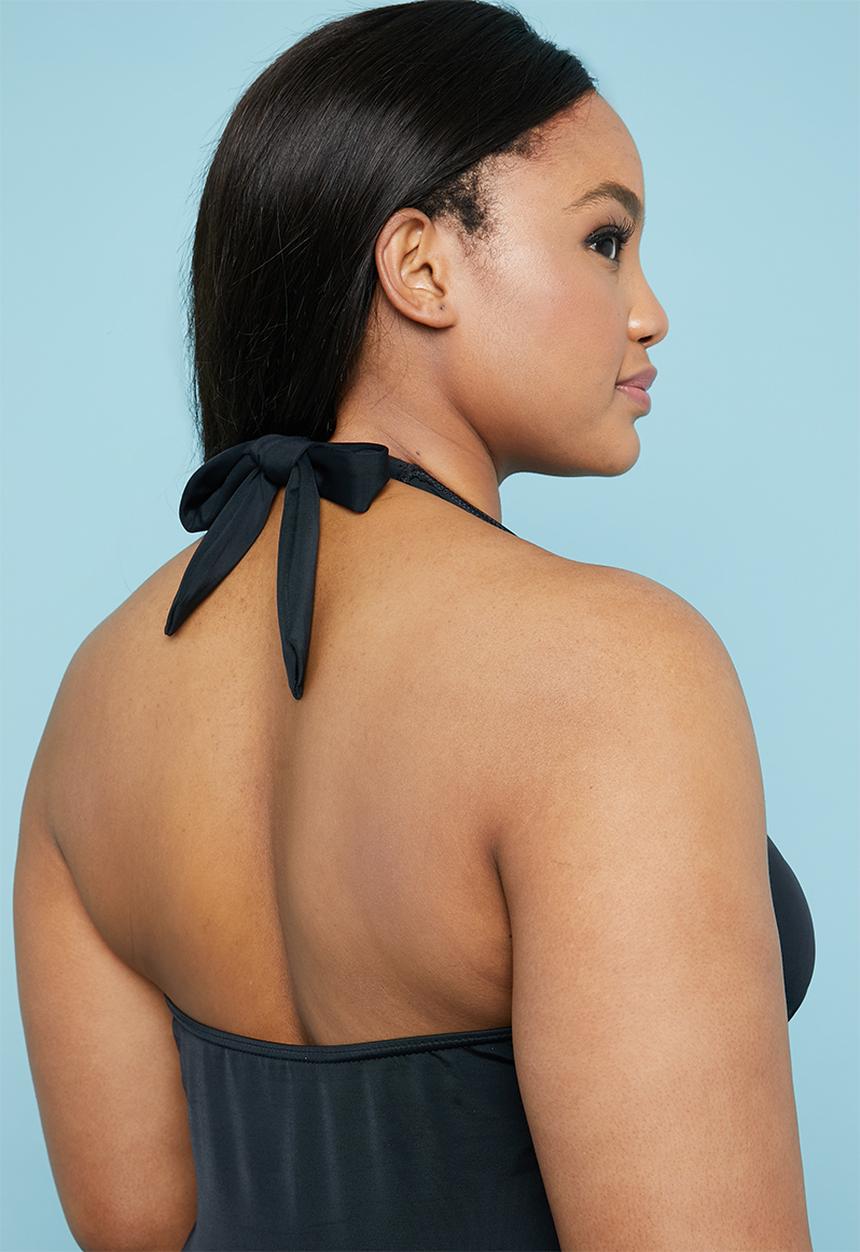 Superbalist - Low back one piece - black