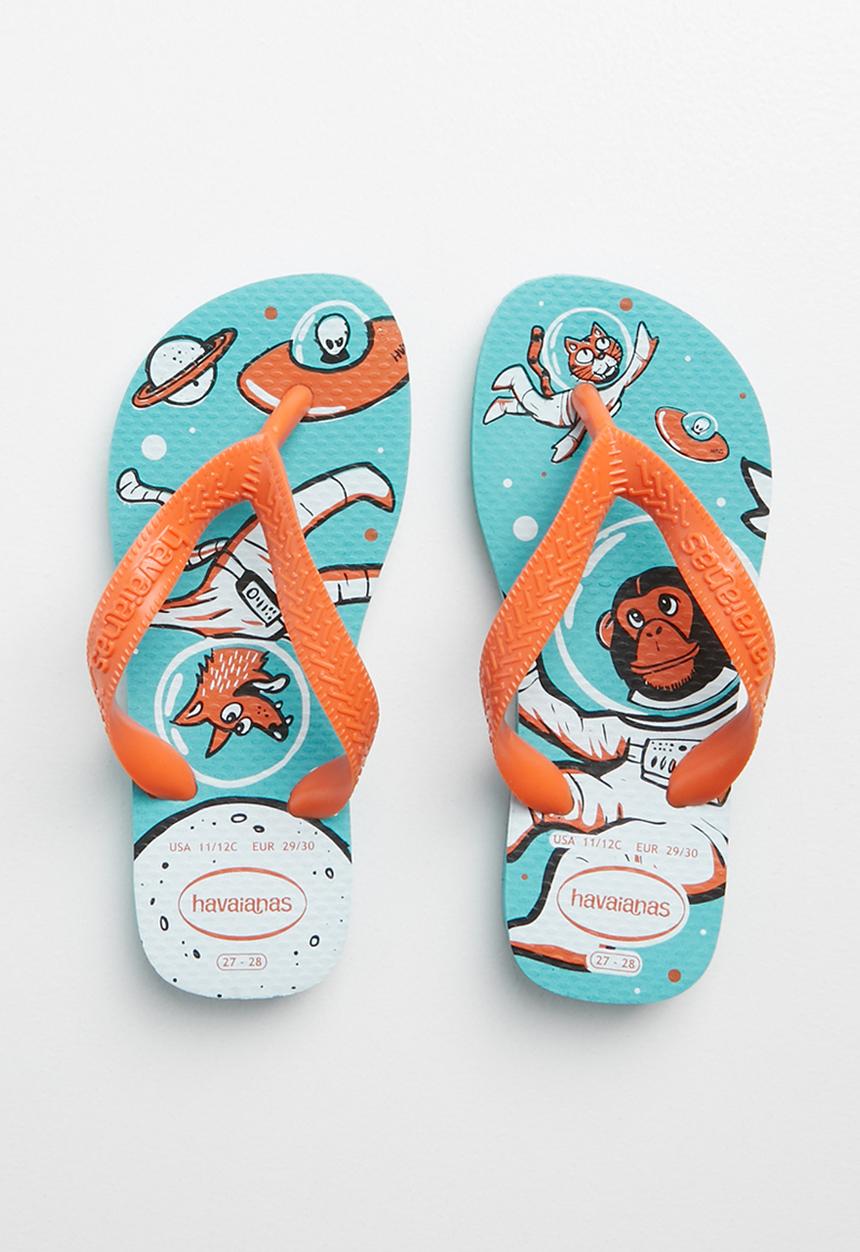 Havaianas - Kids radical flip flops - blue & orange