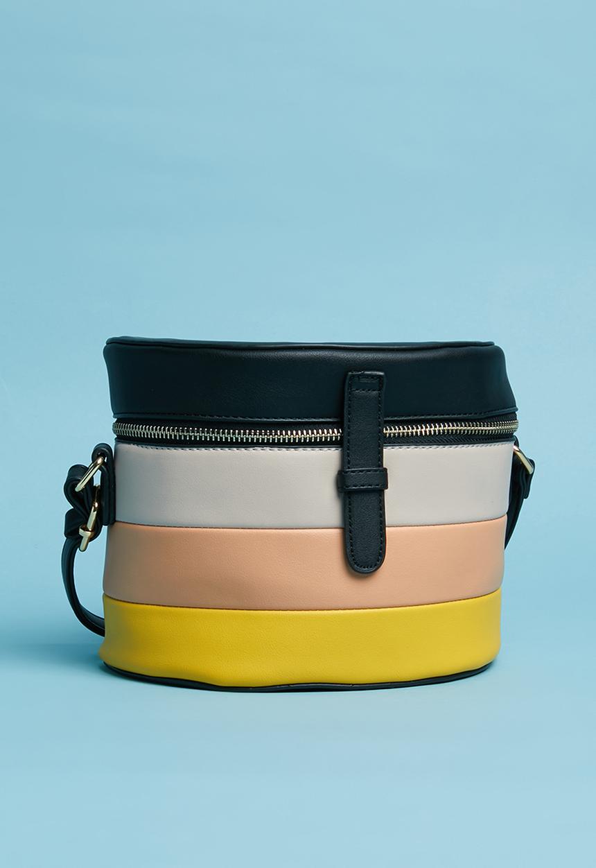 Superbalist - Multi stripe bucket bag - multi 