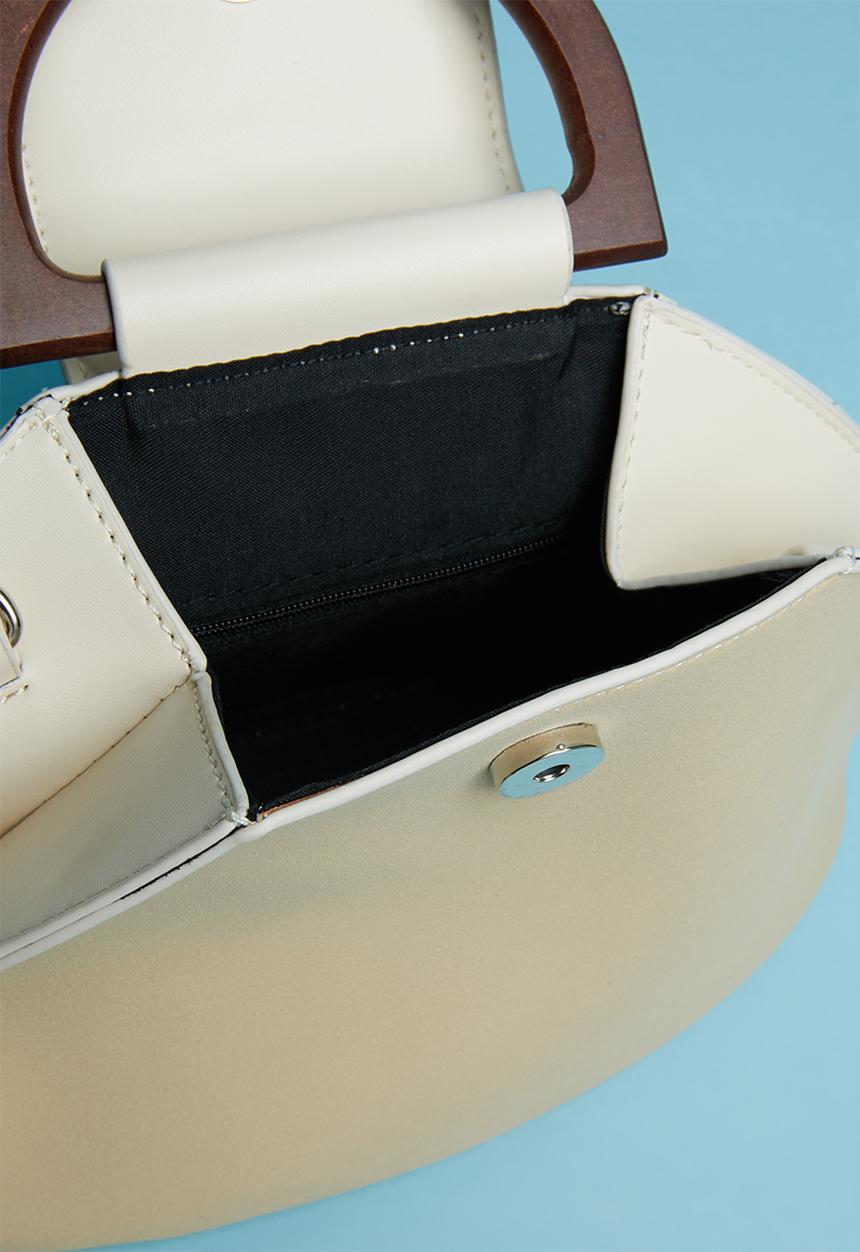 Superbalist - Melody wood handle bag - beige