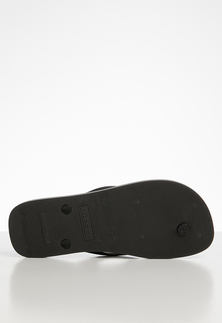 Diesel  - SA-briian w flip flops - black/orange popsicle
