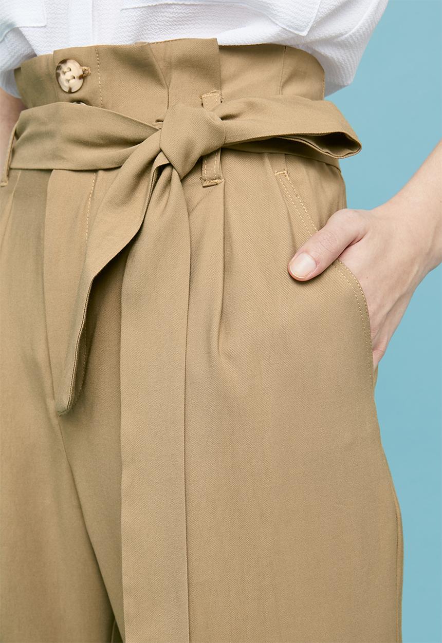 Superbalist - Premium paperbag trouser - neutral