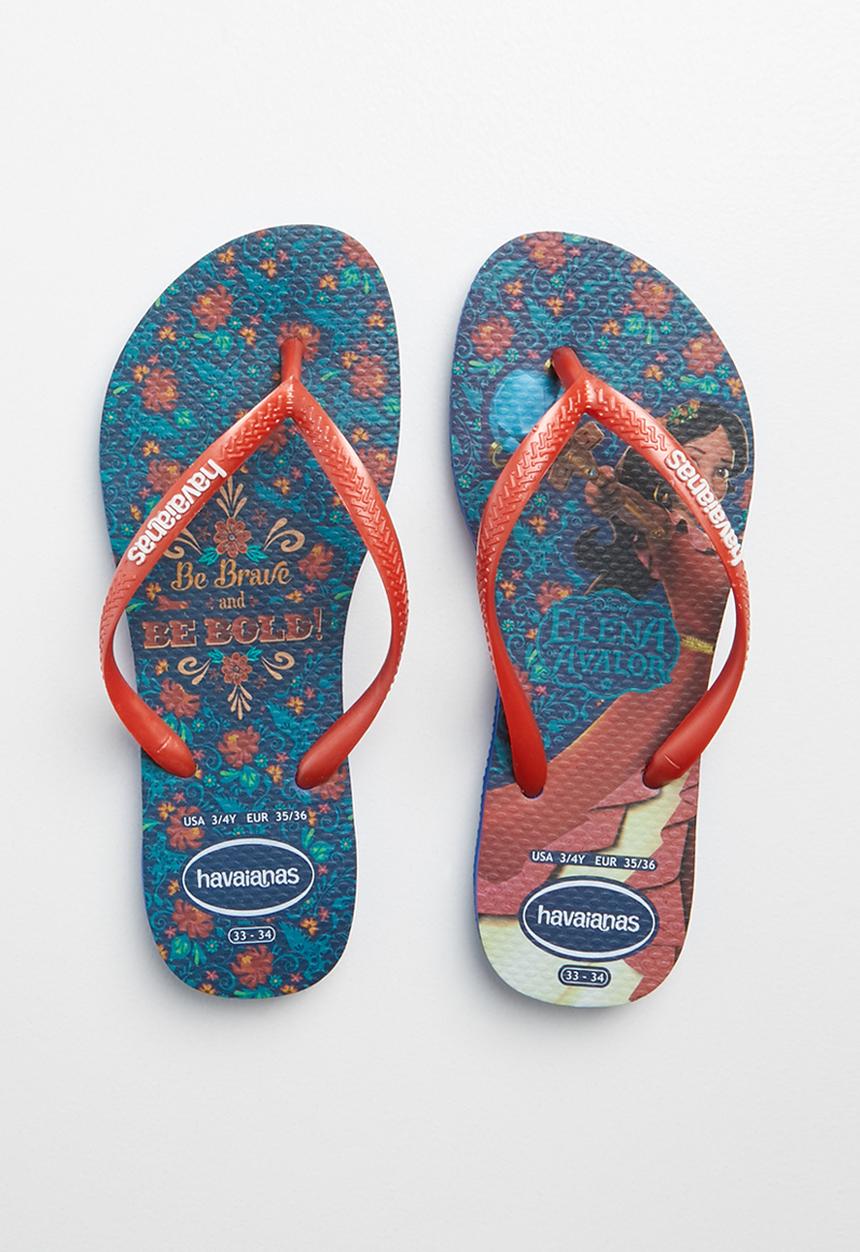 Havaianas - Elena flip flops - blue & red 