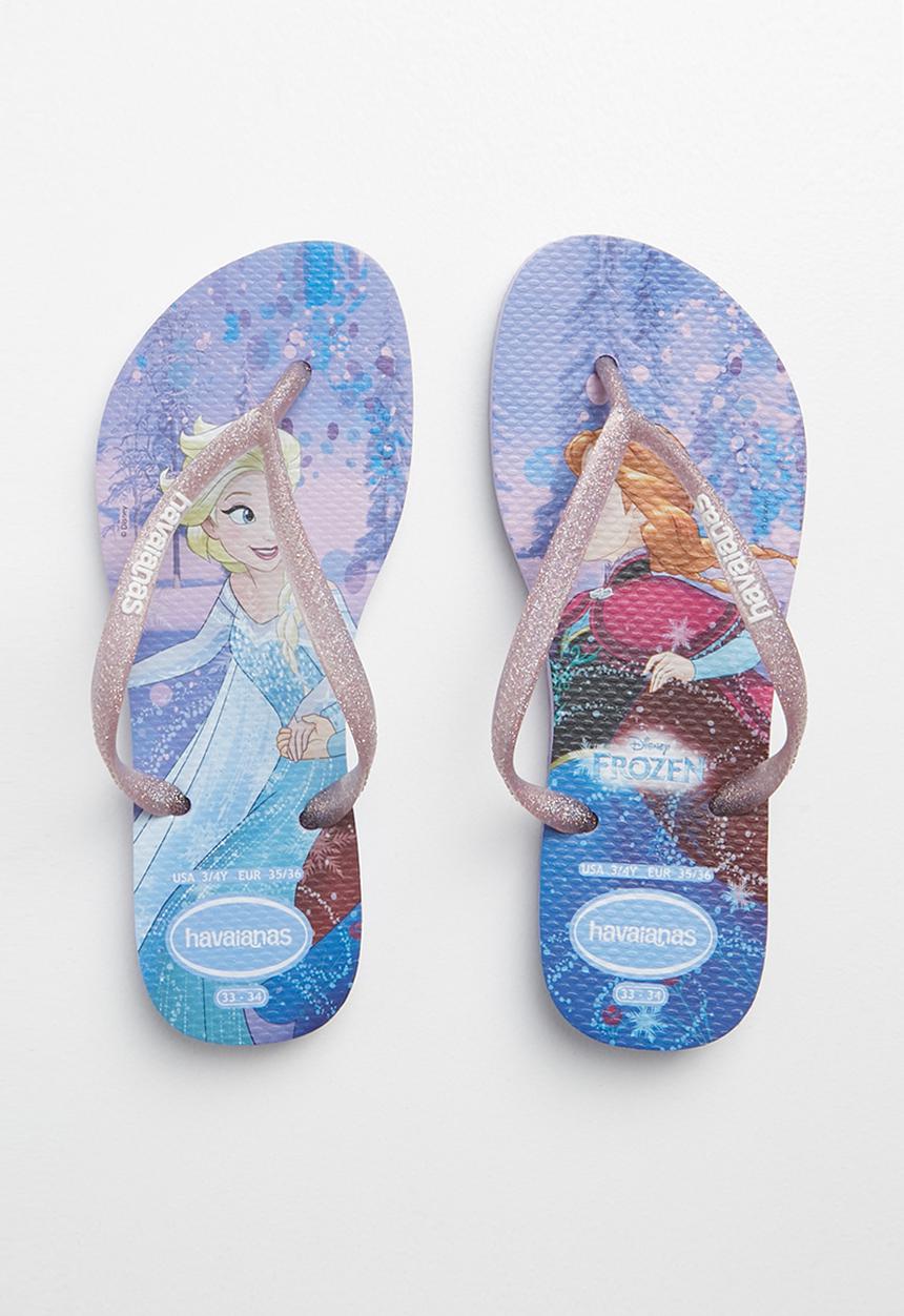 Havaianas - Frozen flip flops - purple & blue 