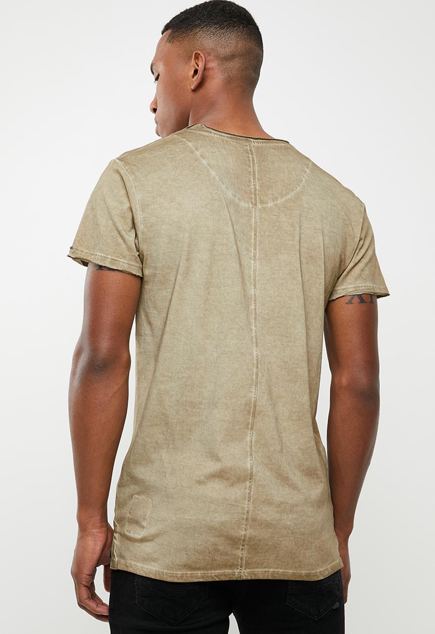 S.P.C.C - Reverse dirty dye logo tee - green