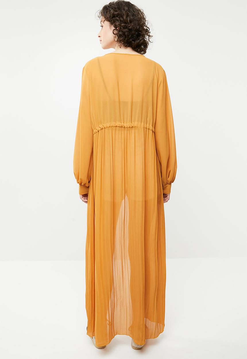 Revenge - Floor length kimono - yellow