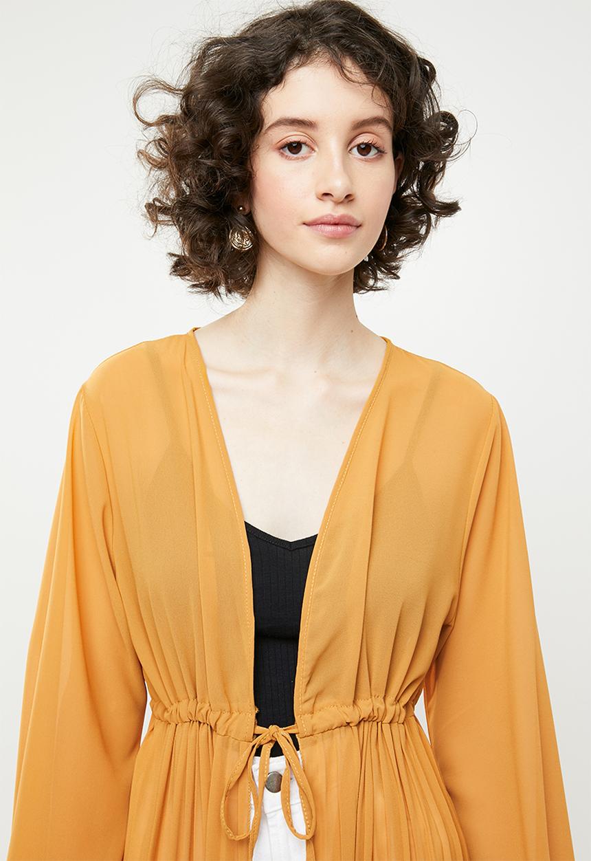 Revenge - Floor length kimono - yellow