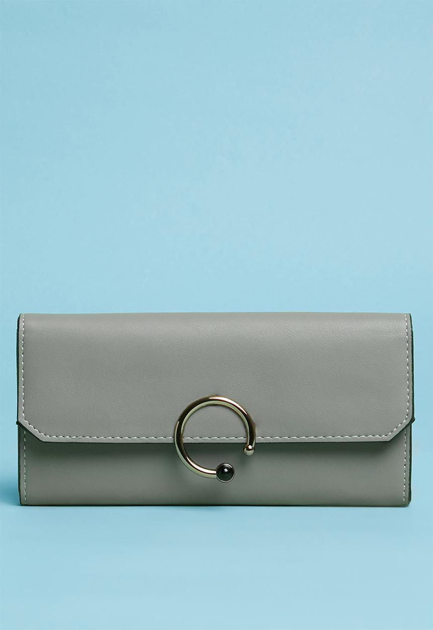 Superbalist - Mimi ring detail purse - grey