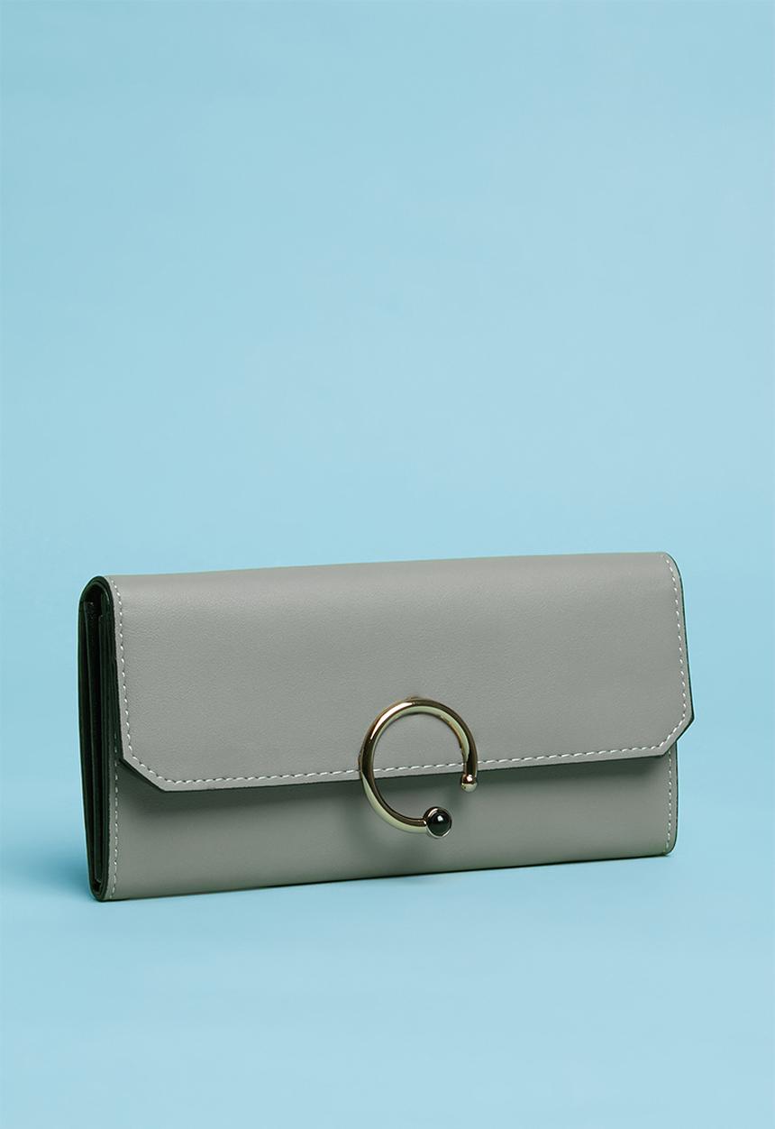 Superbalist - Mimi ring detail purse - grey