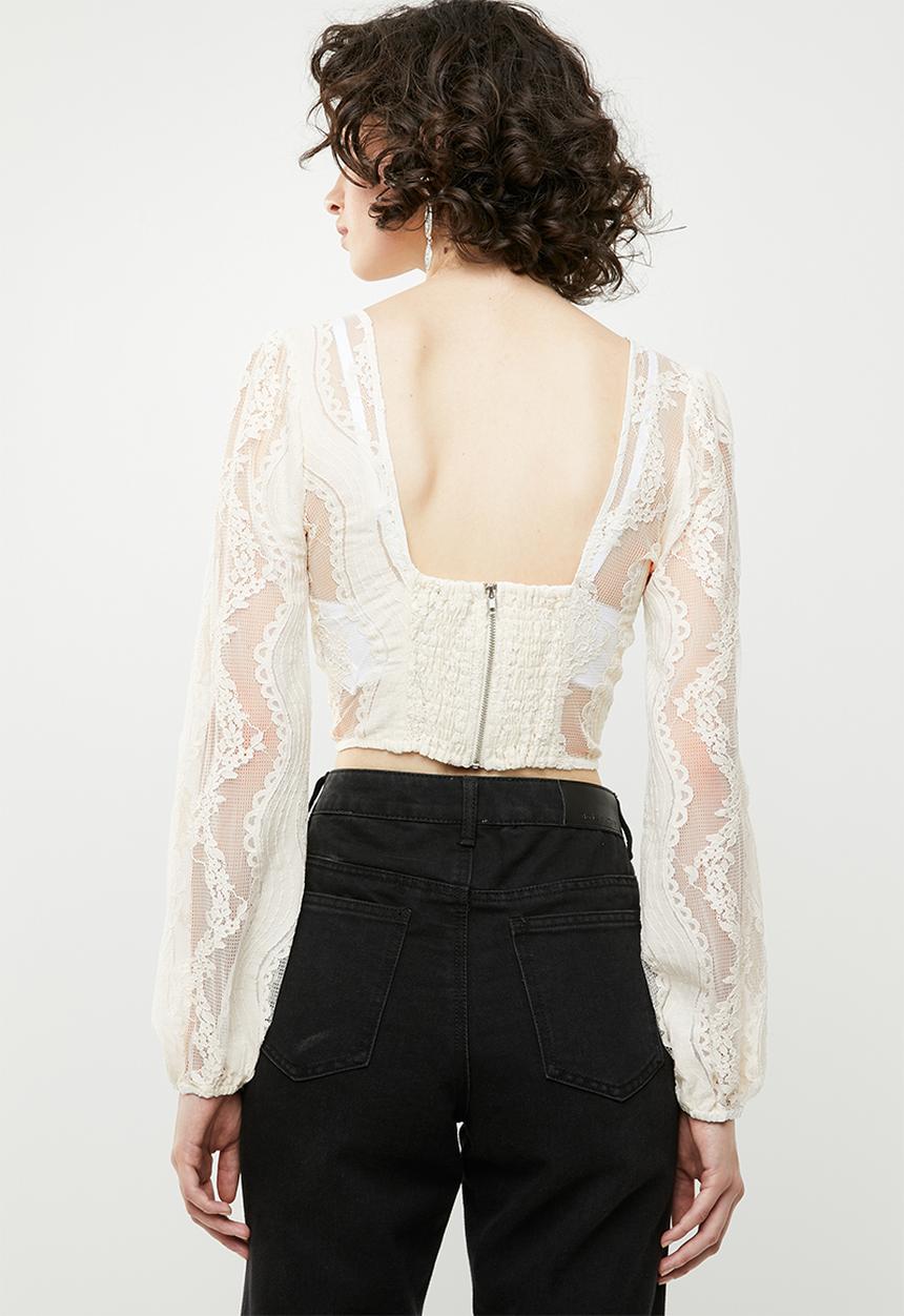 Forever21 - Lace pullover - cream