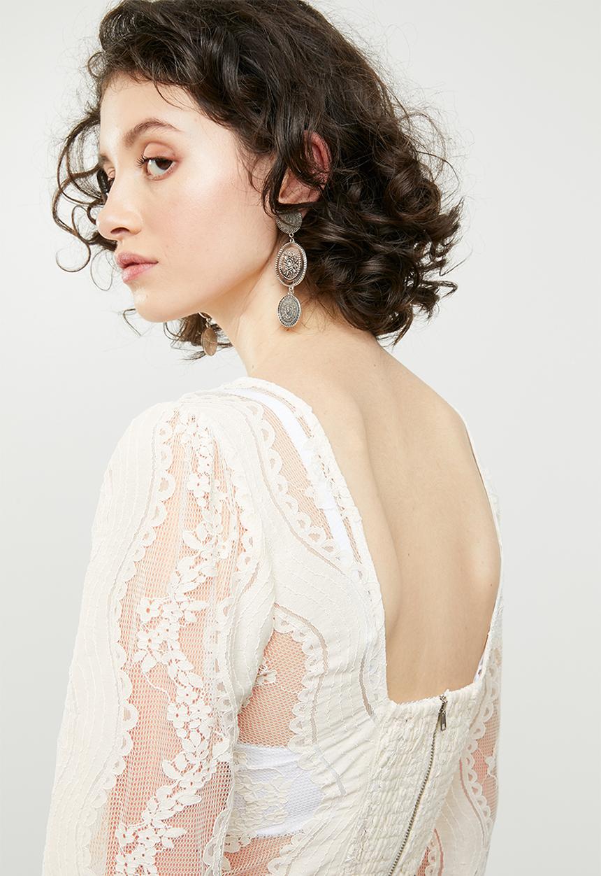 Forever21 - Lace pullover - cream