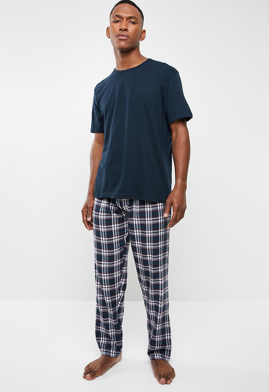 Brave Soul - Karl sleep set - navy & burgundy