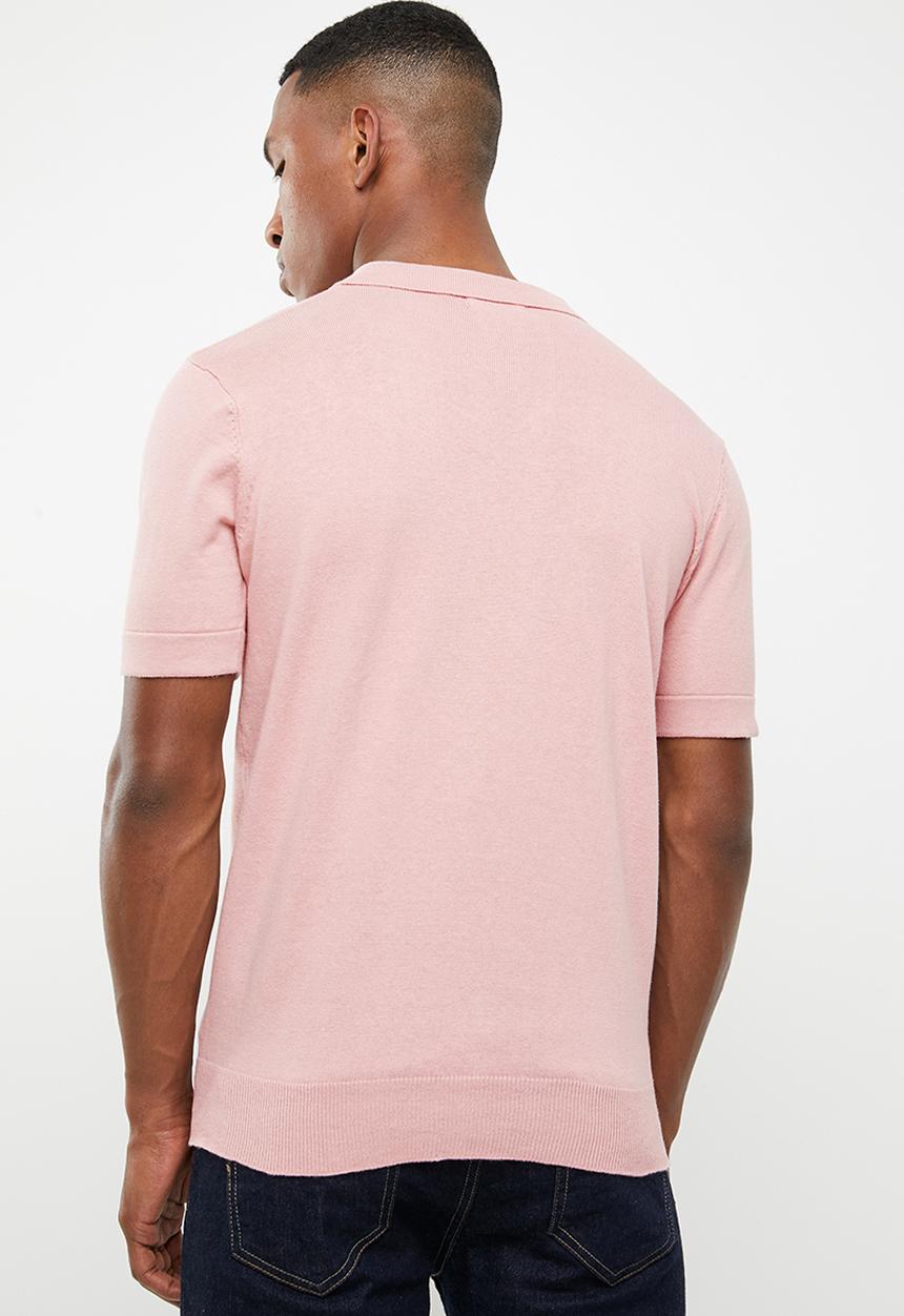 Brave Soul - Columbush short sleeve tee - pink