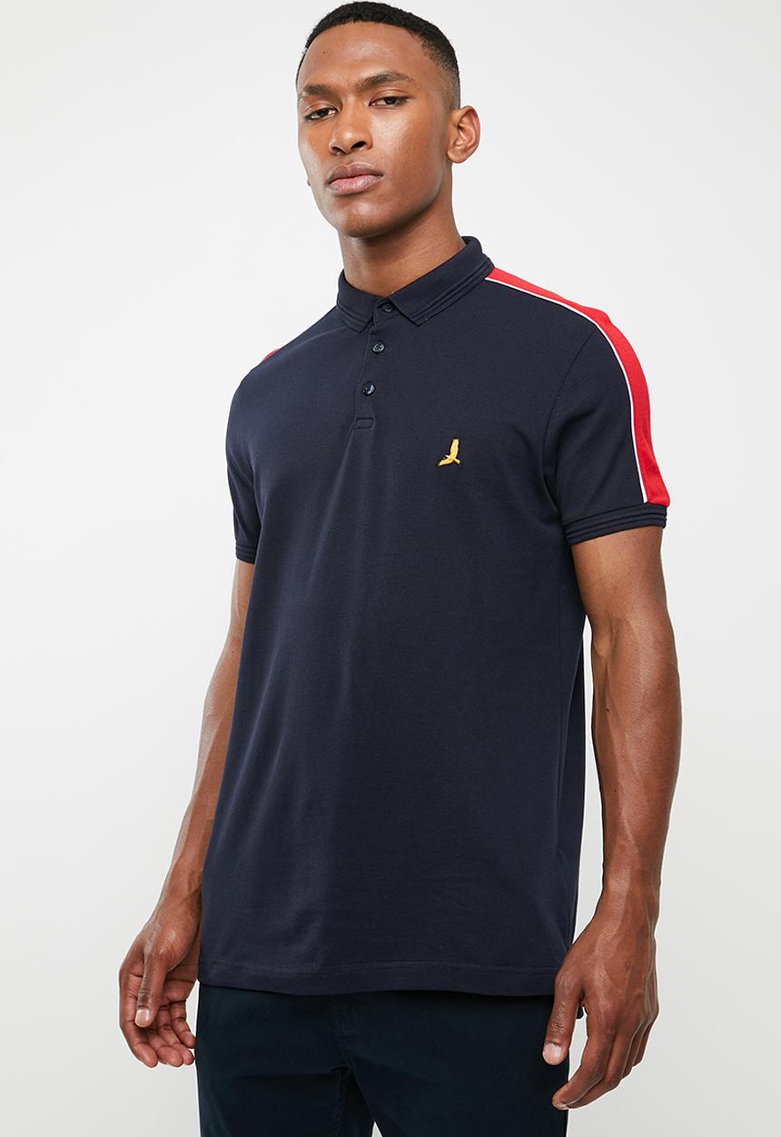 Brave Soul - Goldin short sleeve tee - navy