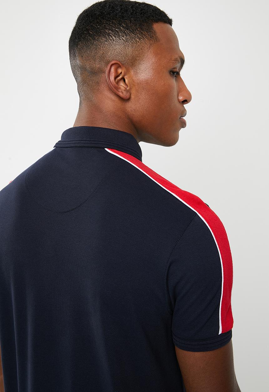 Brave Soul - Goldin short sleeve tee - navy