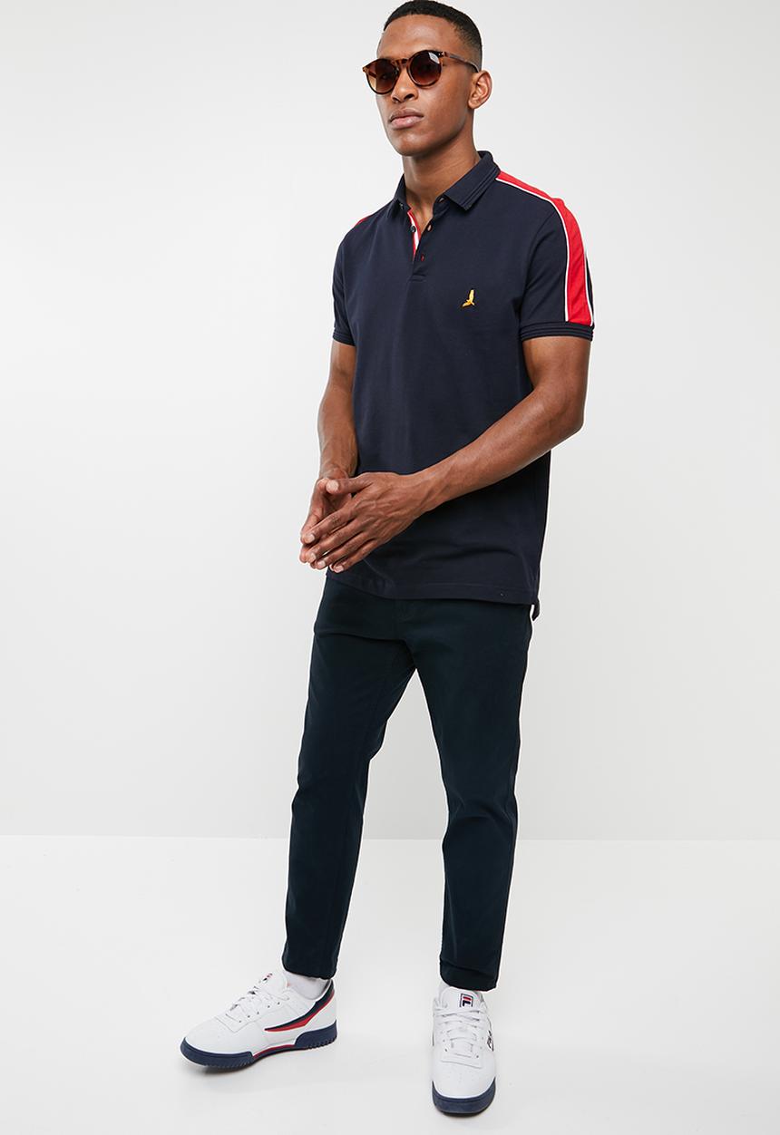 Brave Soul - Goldin short sleeve tee - navy